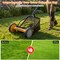 Manual Reel Push Lawn Mower 14 Inch Cutting Width 4 Height Adjustment